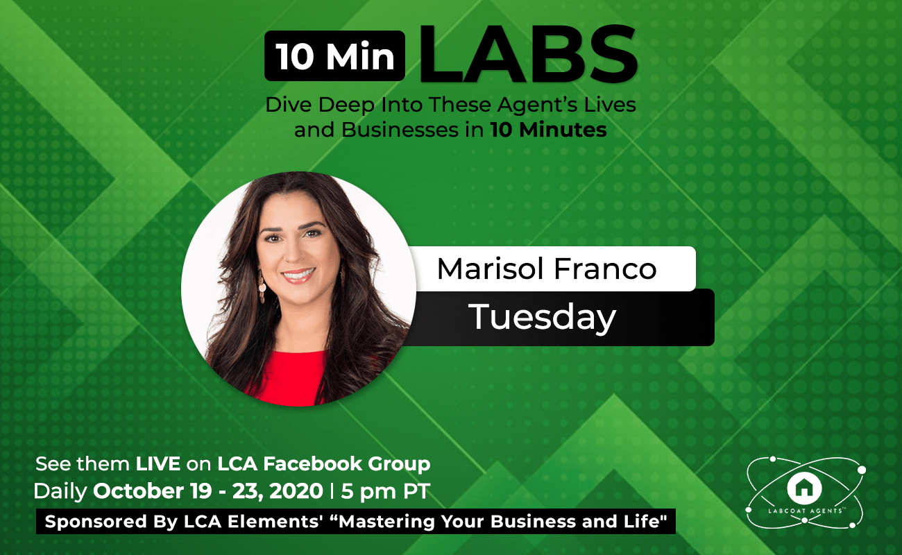 Tuesday - Marisol Franco - Lab Coat Agents