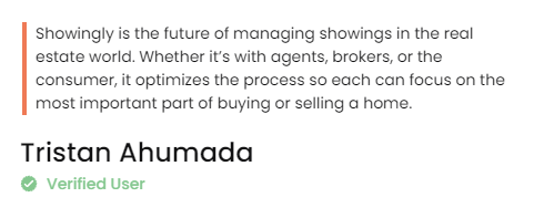 Tristan Ahumada's review of Showingly