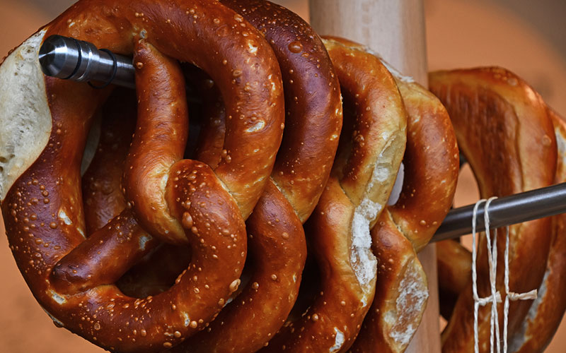 Real estate open house food ideas: Artisanal Pretzels